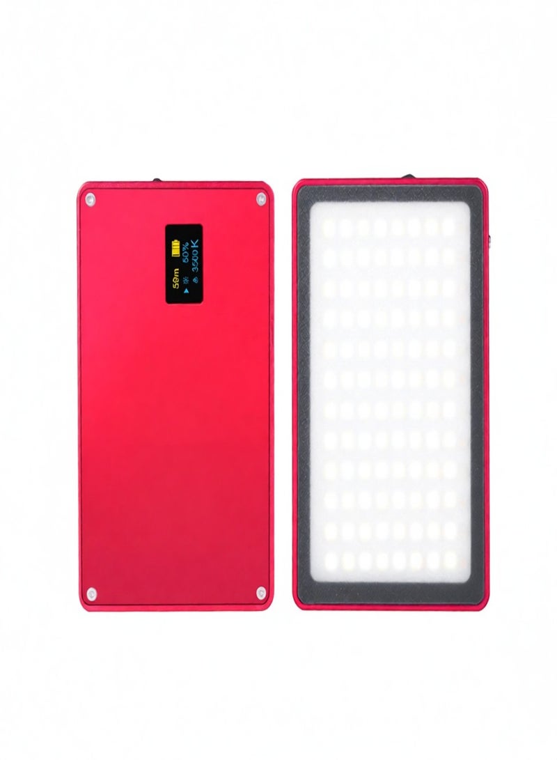 Manbily 8W Fill Light Selfie Camera Lamp with Magnetic Adsorption USB Powered Adjustable Brightness Dimmable/ Color Temperature Changing for Live Show Taking Pictures - Image 1